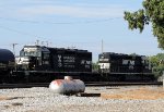 NS 3496 & 3350 work the yard